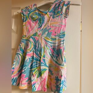 Lilly Pulitzer Pink and Blue Swirl Dress